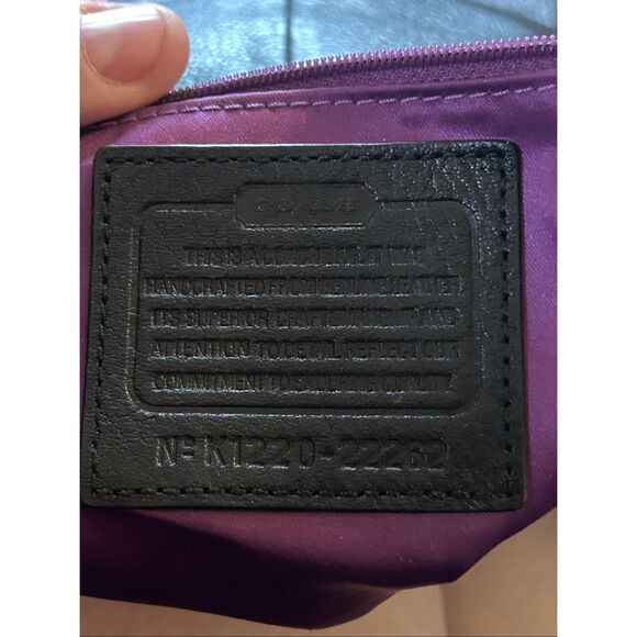 Coach Madison Kara Black Leather Handbag K1220-22262 - Picture 6 of 8